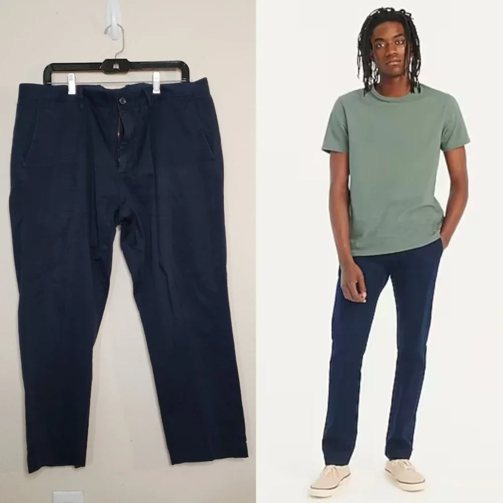 J Crew Dark Navy Pants Size 38